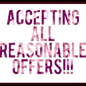 Make me some offers! All prices are negotiable!